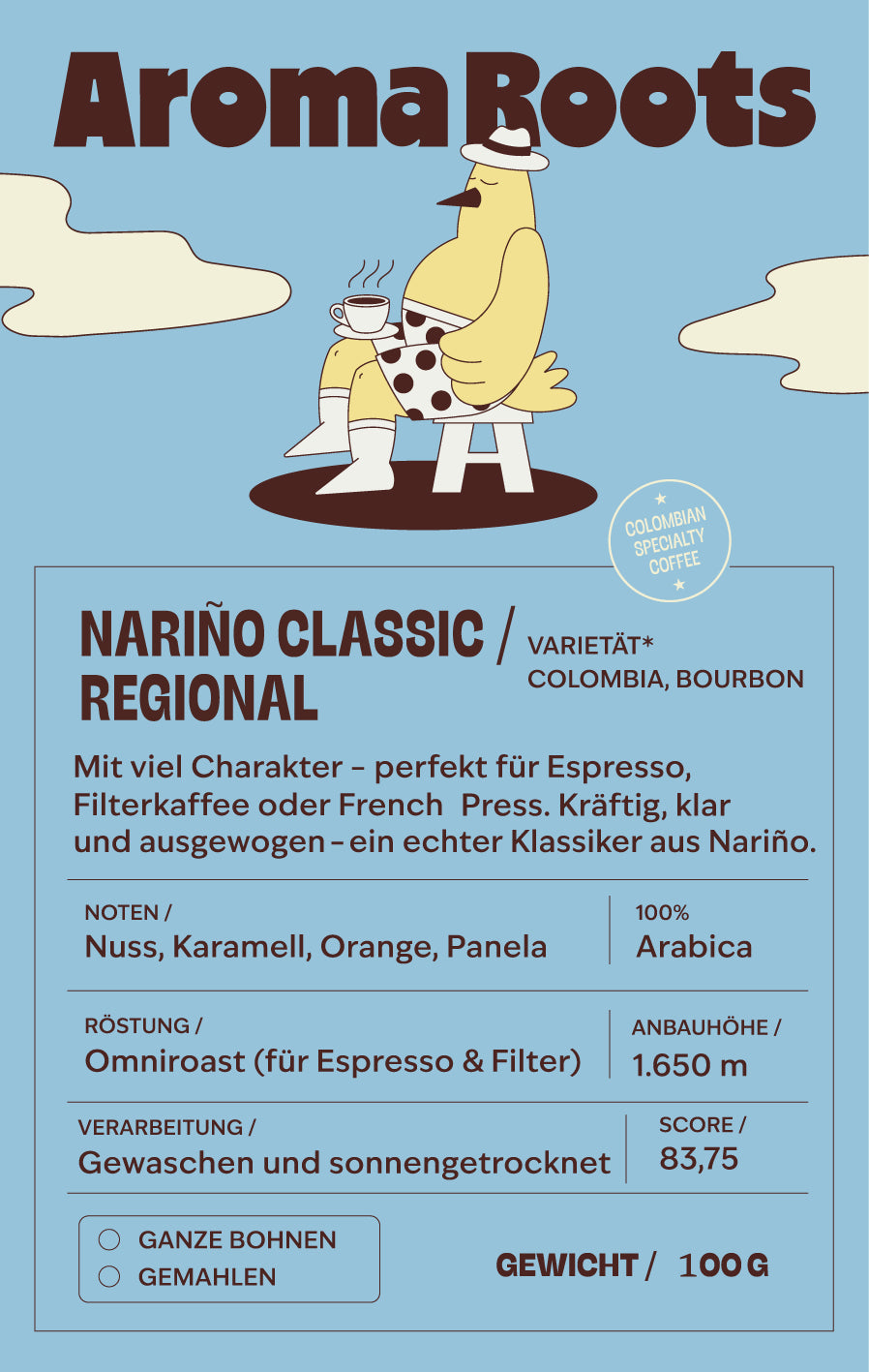 Kaffee Regional - Nariño Classic 100g