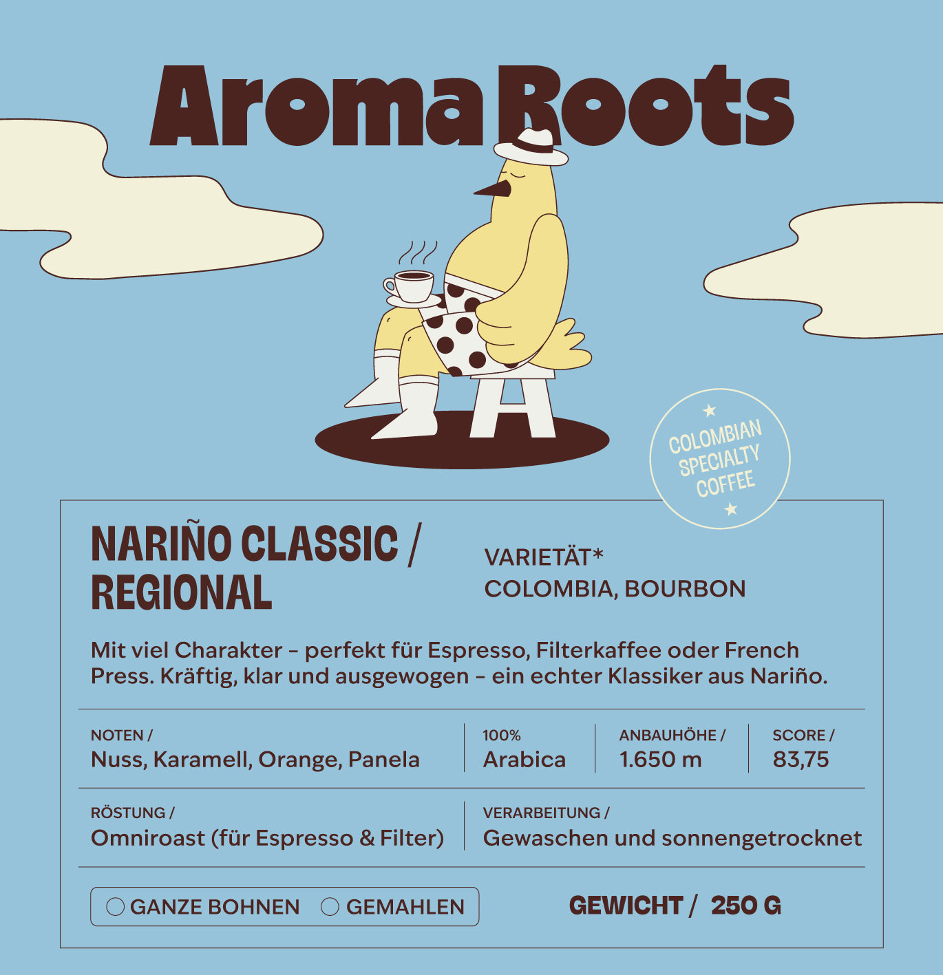 Kaffee Regional - Nariño Classic 250g