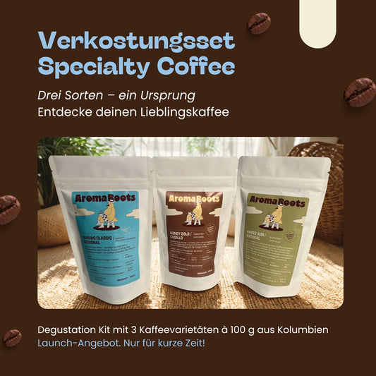 Verkostungsset Specialty Coffee 3x100g